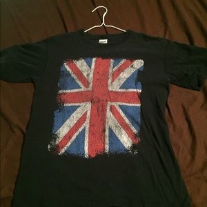 Vintage London flag graphic tee punk rock